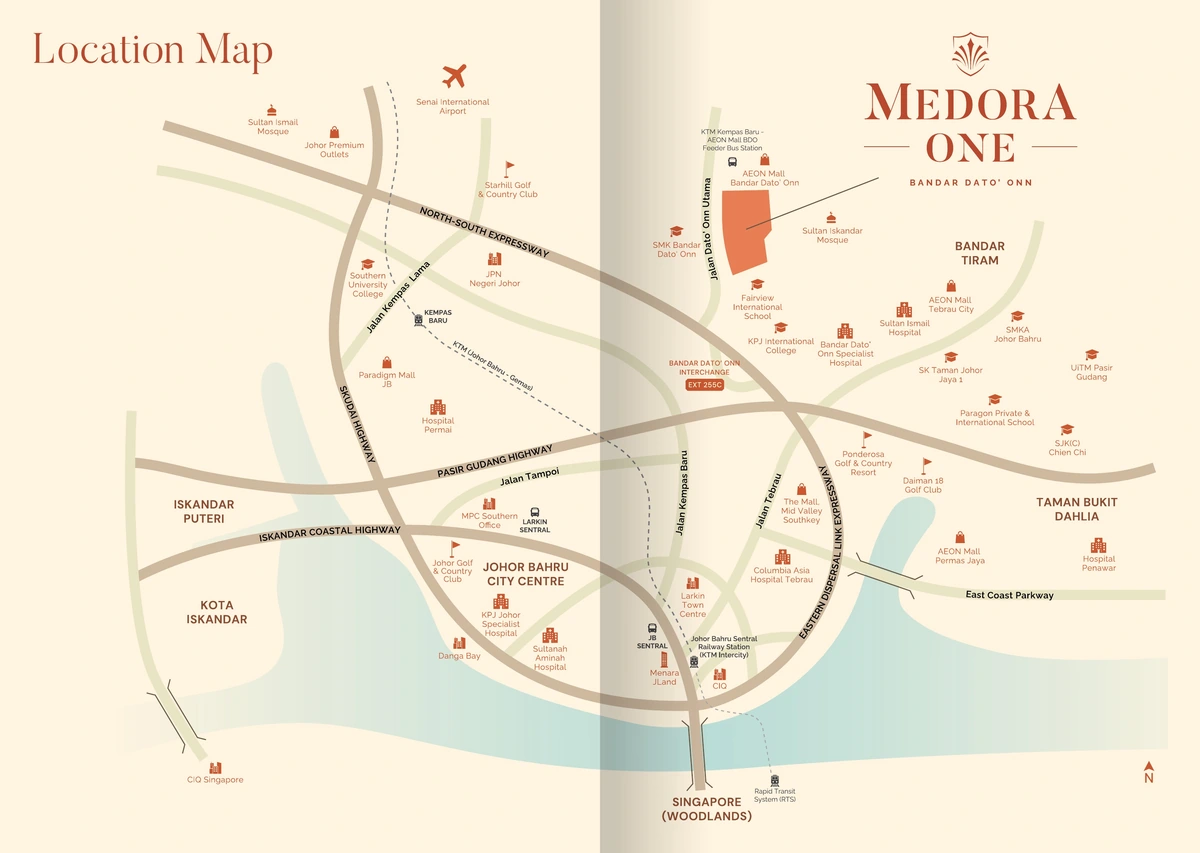 Official Medora One location map